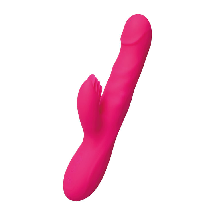 Thrusting Rabbit-vibrator met roterende kralen